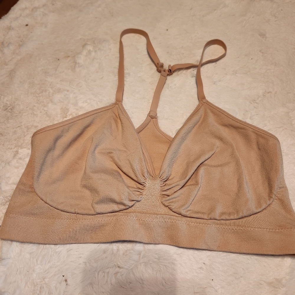 Yummie Women's Tan Bralette, sz L/Xl